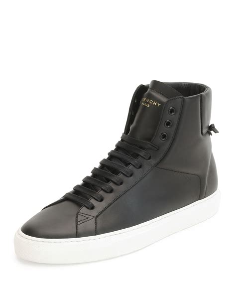 givenchy paris webbing sneakers|givenchy high top sneakers black.